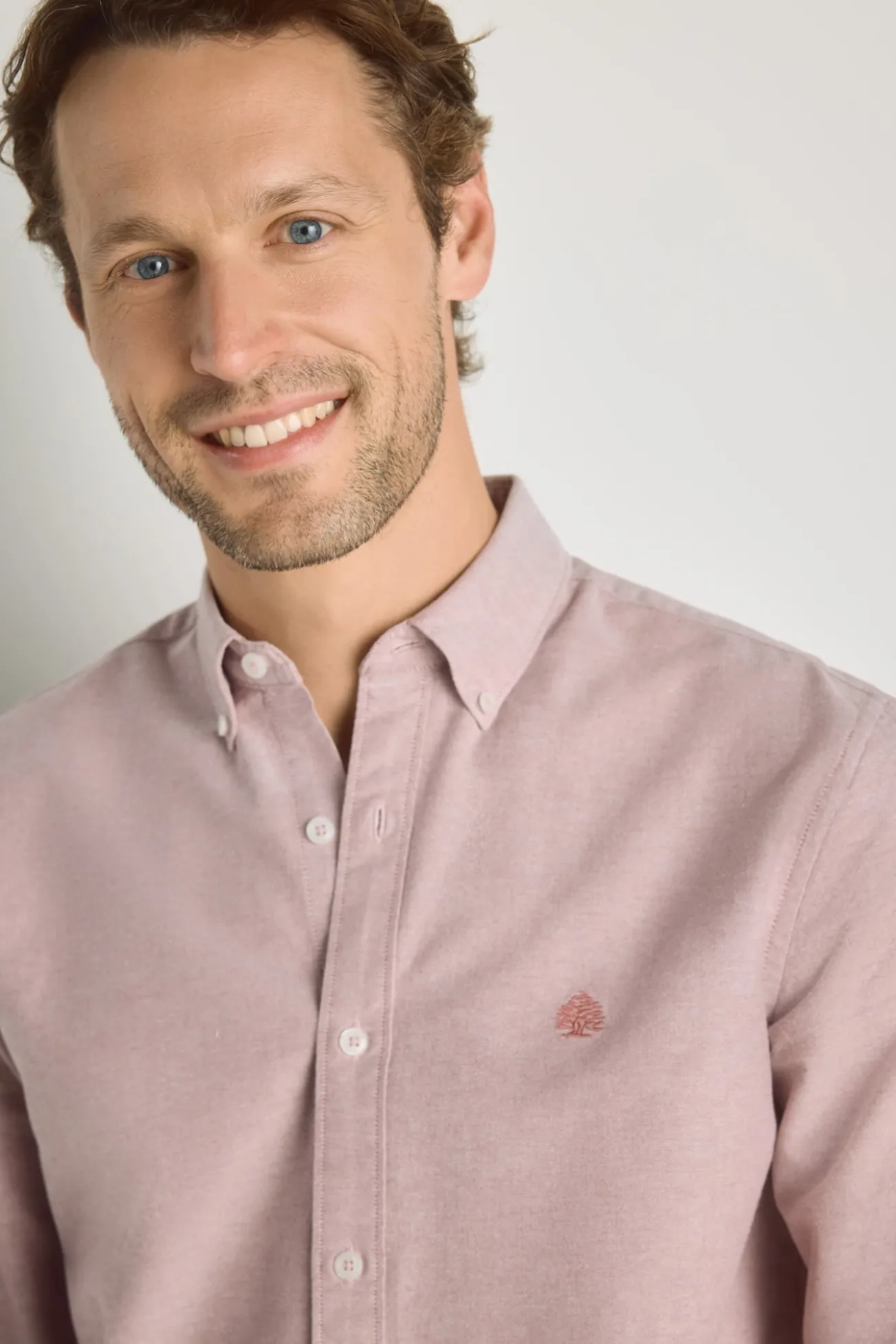 Camisa lisa manga larga