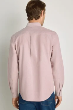 Camisa lisa manga larga