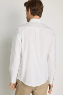 Camisa lisa manga larga