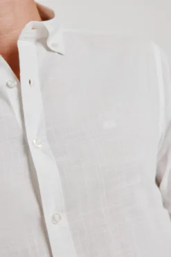 Camisa lisa manga larga