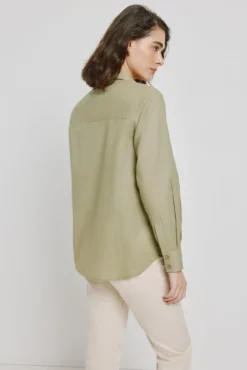 Camisa lisa tejido estructura