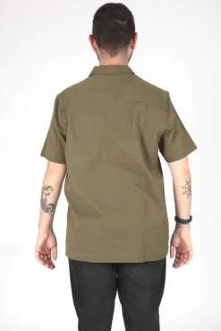 Camisa manga corta con lino