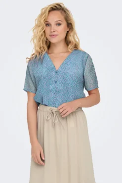 Camisa manga corta estampada