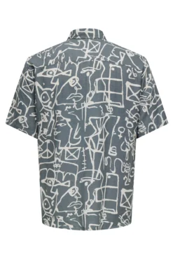 Camisa manga corta estampada