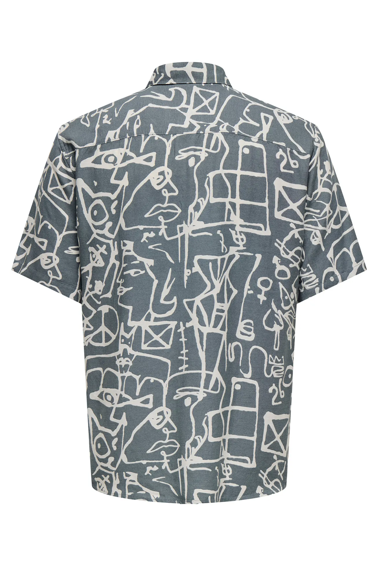 Camisa manga corta estampada