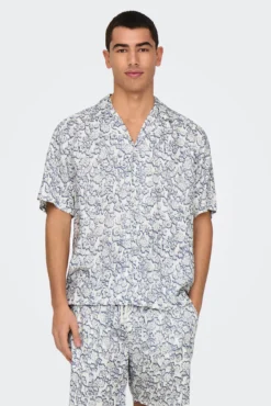 Camisa manga corta estampada