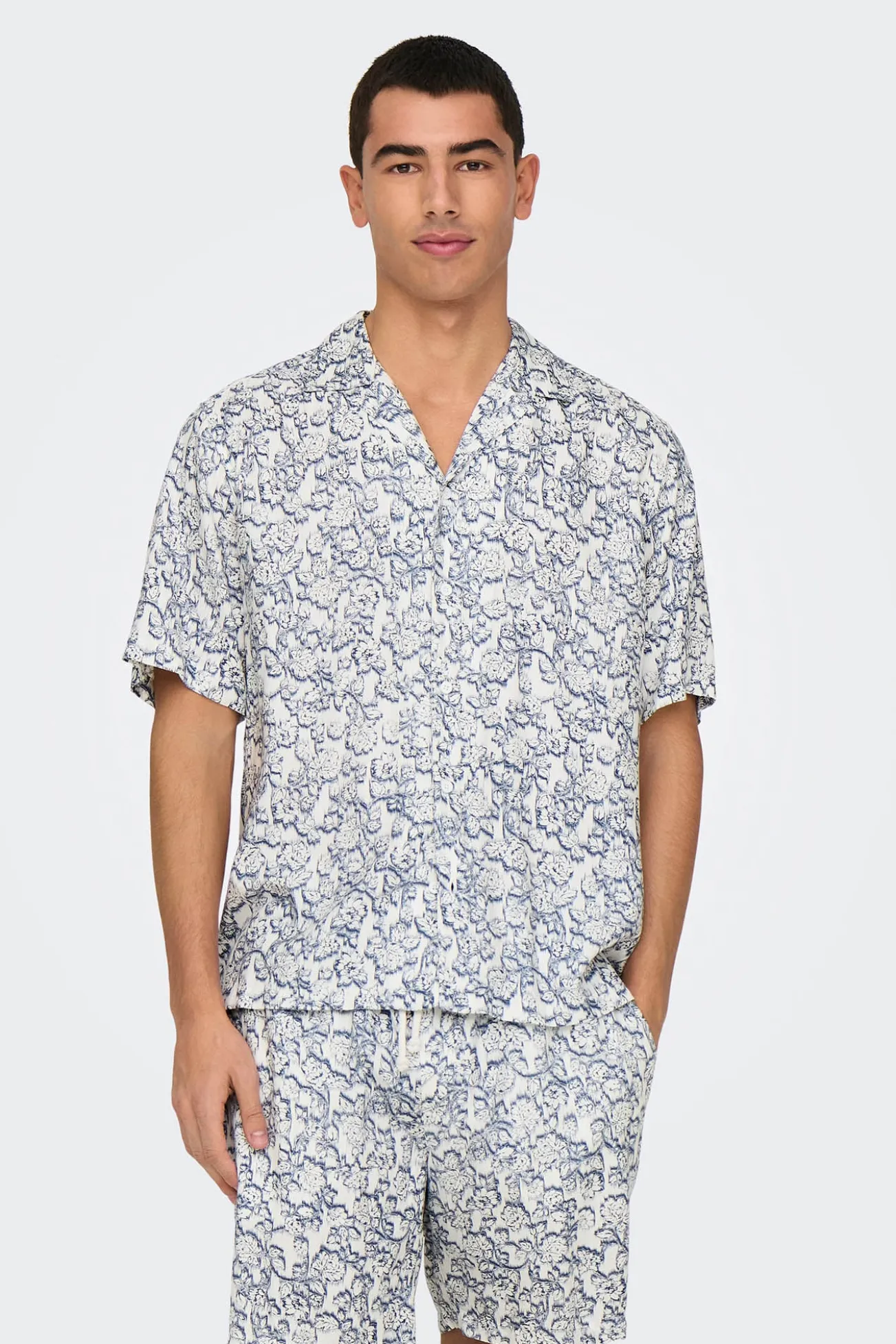 Camisa manga corta estampada