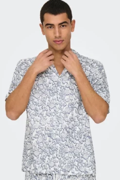 Camisa manga corta estampada