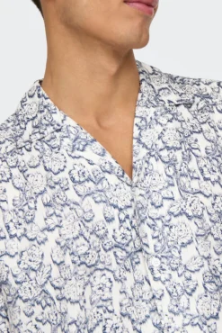 Camisa manga corta estampada