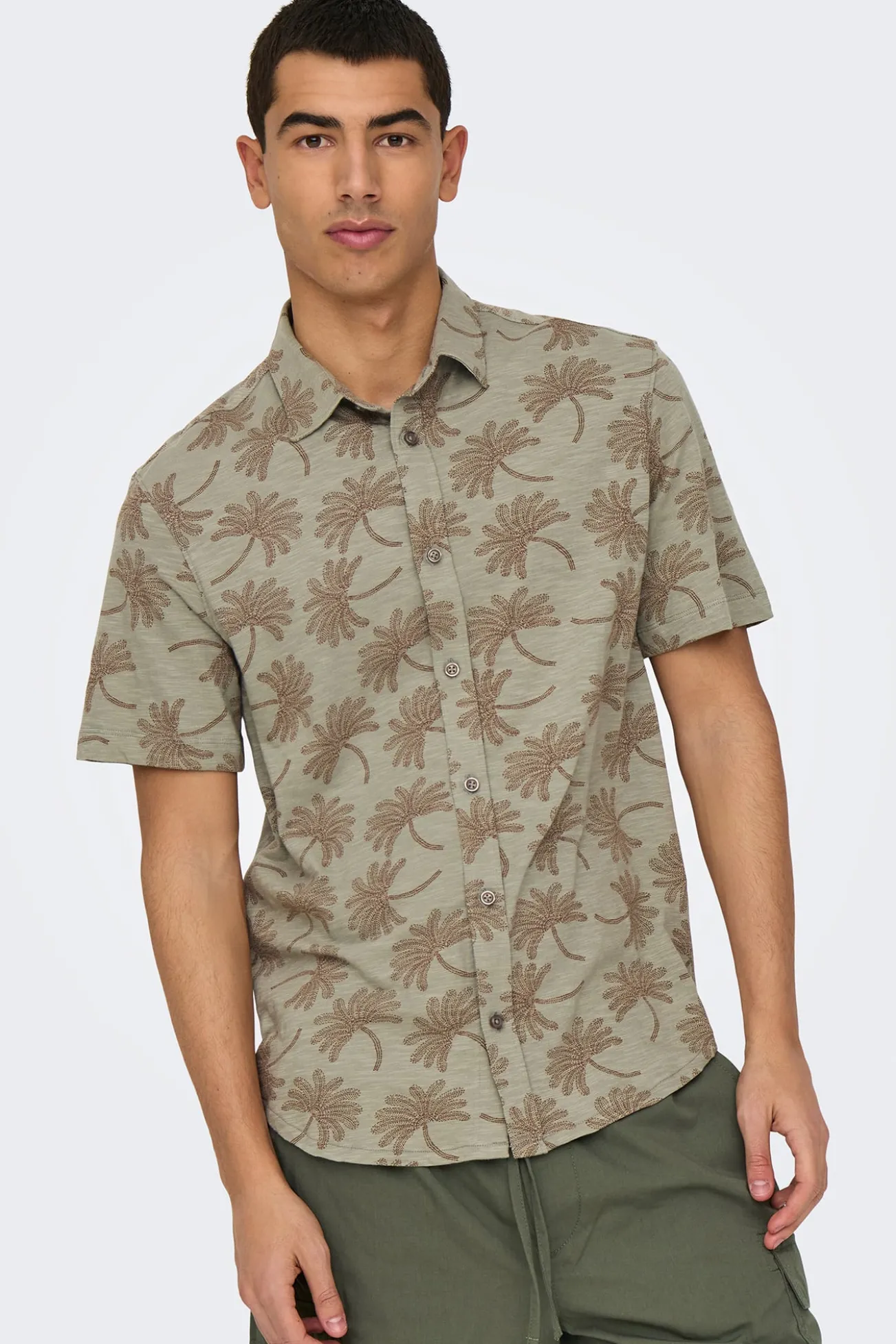 Camisa manga corta estampada
