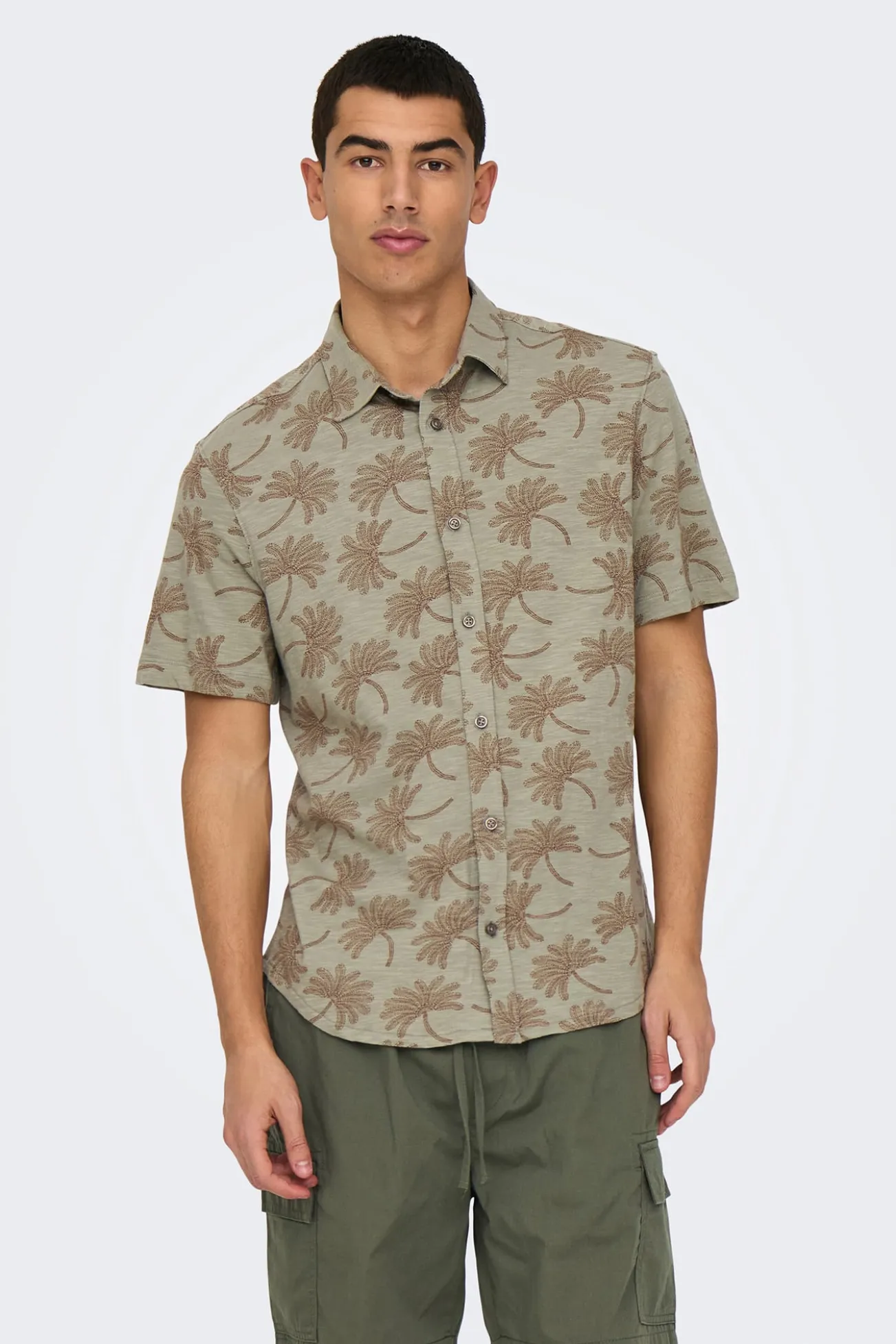 Camisa manga corta estampada