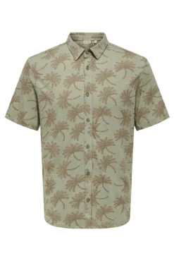 Camisa manga corta estampada
