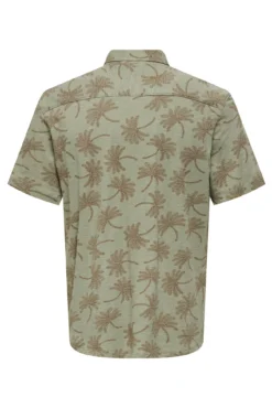 Camisa manga corta estampada