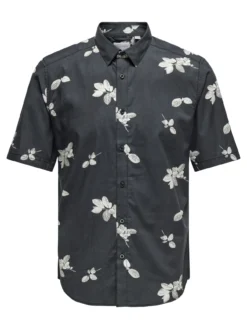 Camisa manga corta estampada
