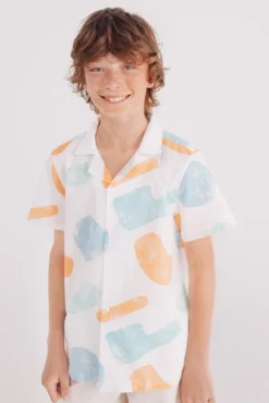 Camisa manga corta niño
