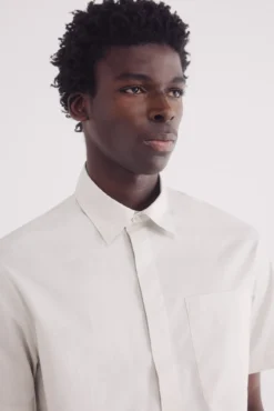 Camisa manga corta popelin