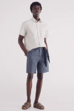 Camisa manga corta popelin