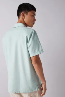 Camisa manga corta rústica