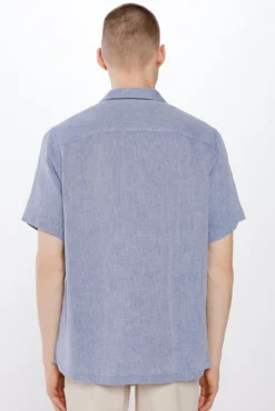 Camisa manga corta rústica