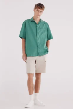 Camisa manga corta tencel