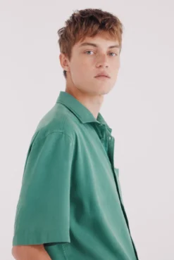 Camisa manga corta tencel