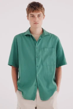 Camisa manga corta tencel