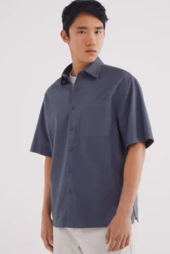Camisa manga corta tencel