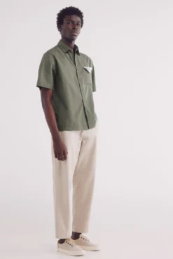 Camisa manga corta tencel