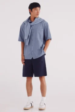 Camisa manga corta tencel