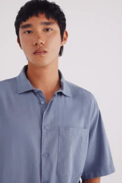 Camisa manga corta tencel