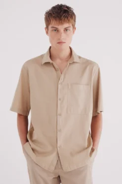 Camisa manga corta tencel