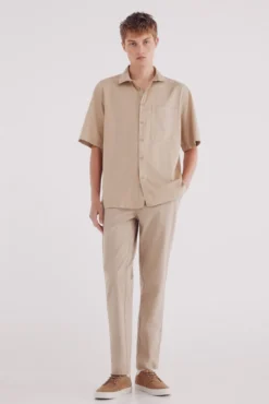 Camisa manga corta tencel