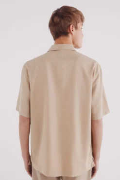 Camisa manga corta tencel