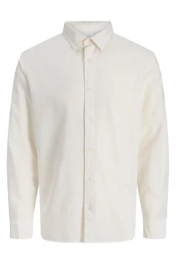 Camisa manga larga con lino fino