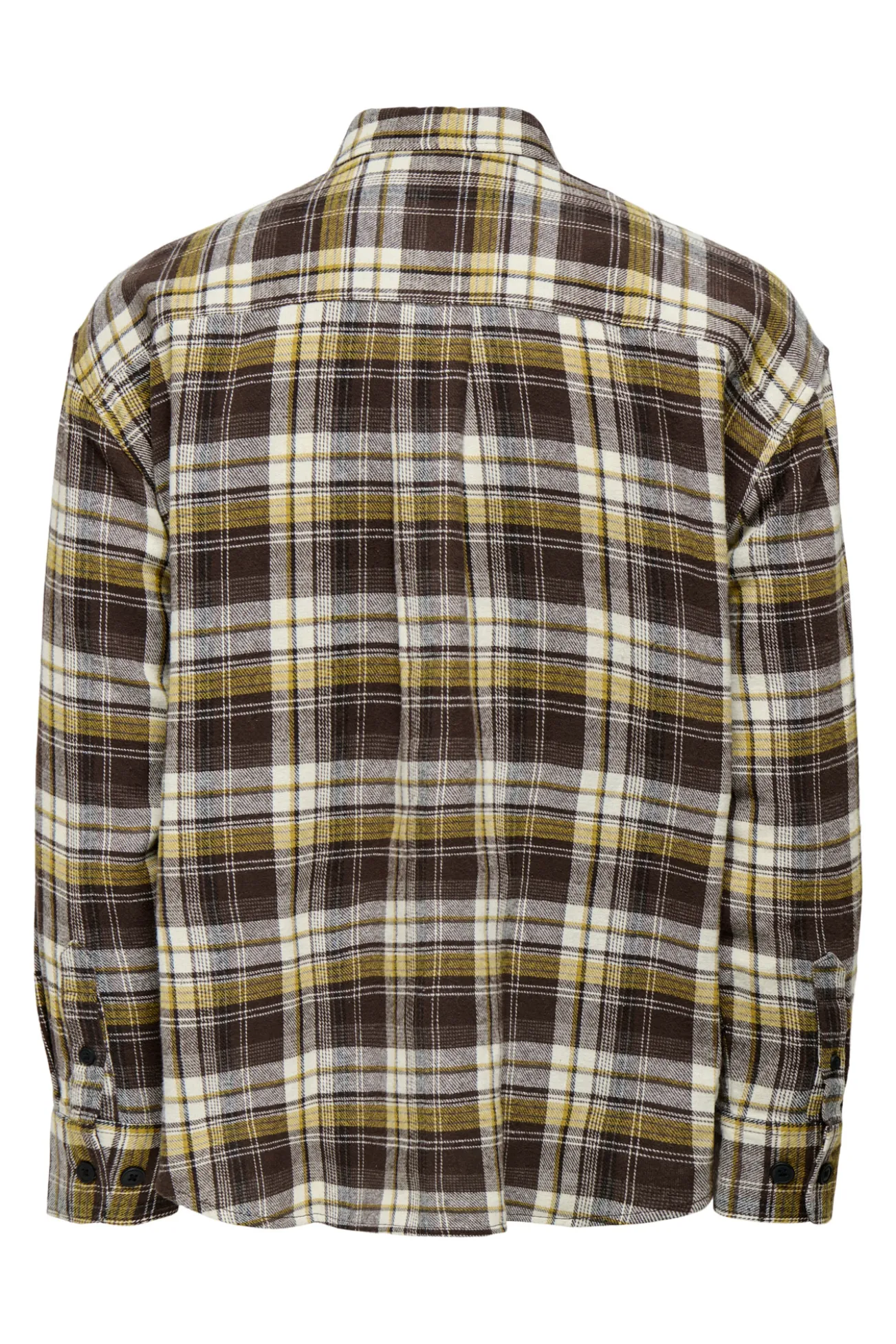 Camisa manga larga cuadros