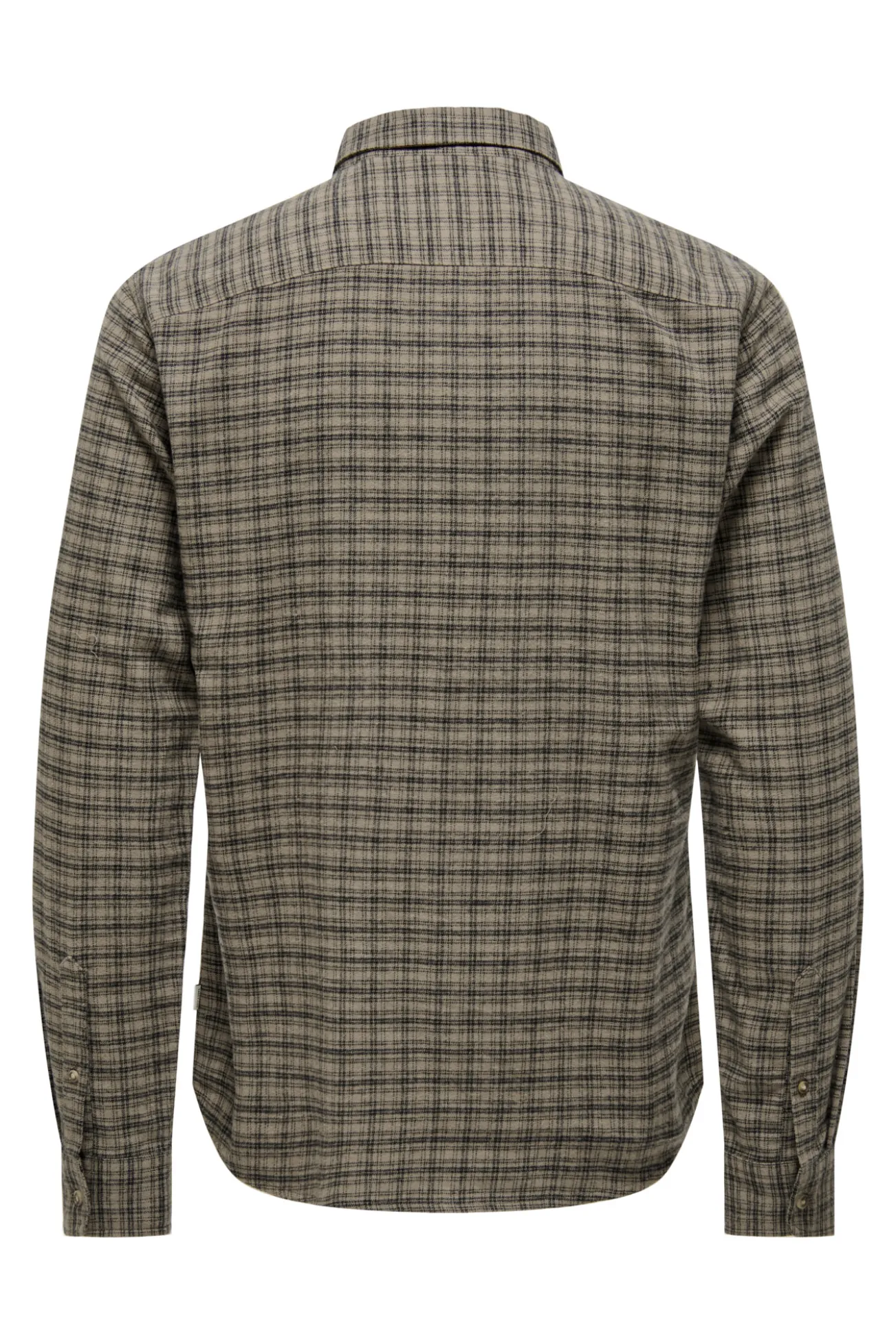 Camisa manga larga cuadros