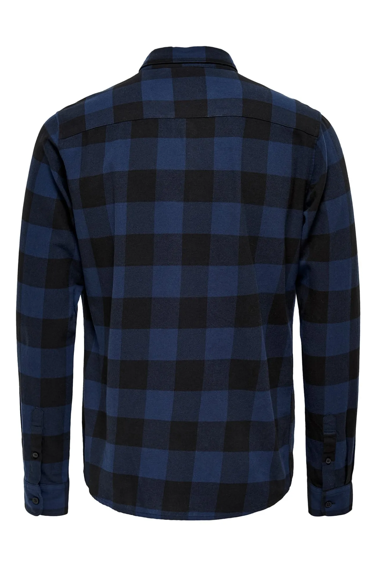 Camisa manga larga cuadros