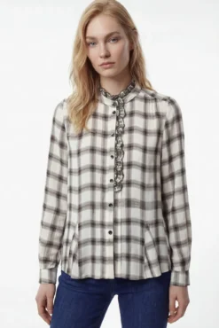Camisa manga larga cuello Perkins