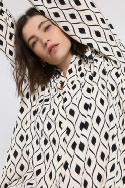 Camisa manga larga estampada