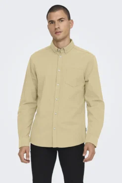 Camisa manga larga oxford