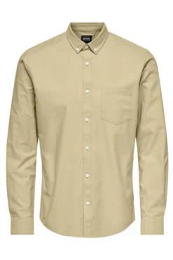 Camisa manga larga oxford