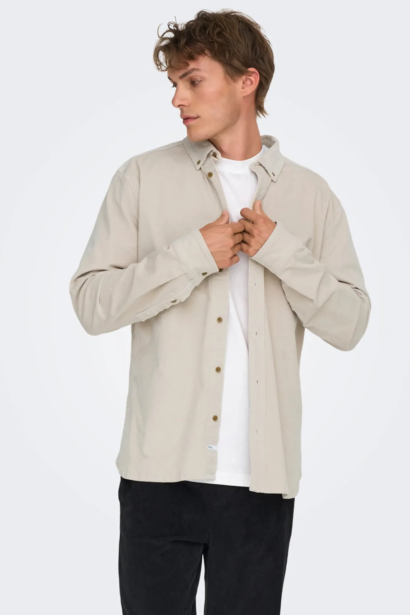 Camisa manga larga pana