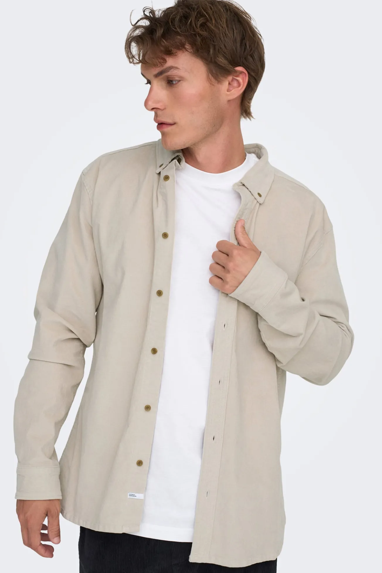 Camisa manga larga pana