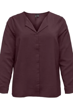 Camisa manga larga talla grande