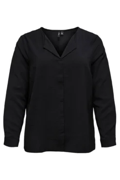 Camisa manga larga talla grande