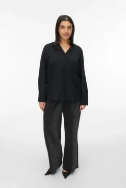 Camisa manga larga talla grande