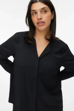 Camisa manga larga talla grande
