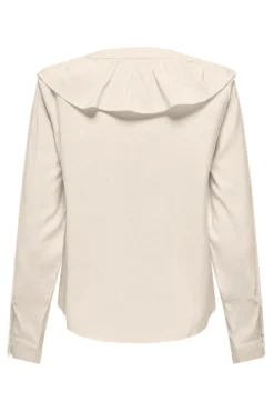 Camisa manga larga volante