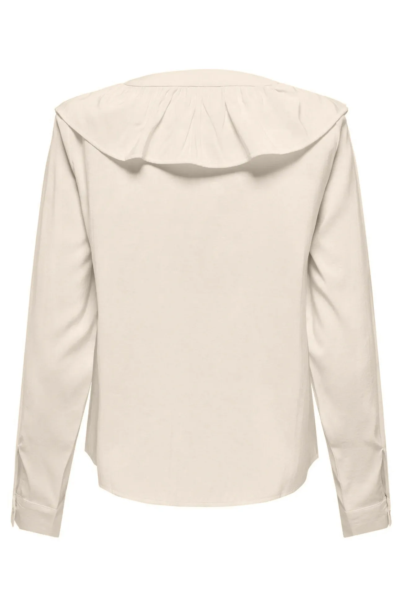 Camisa manga larga volante