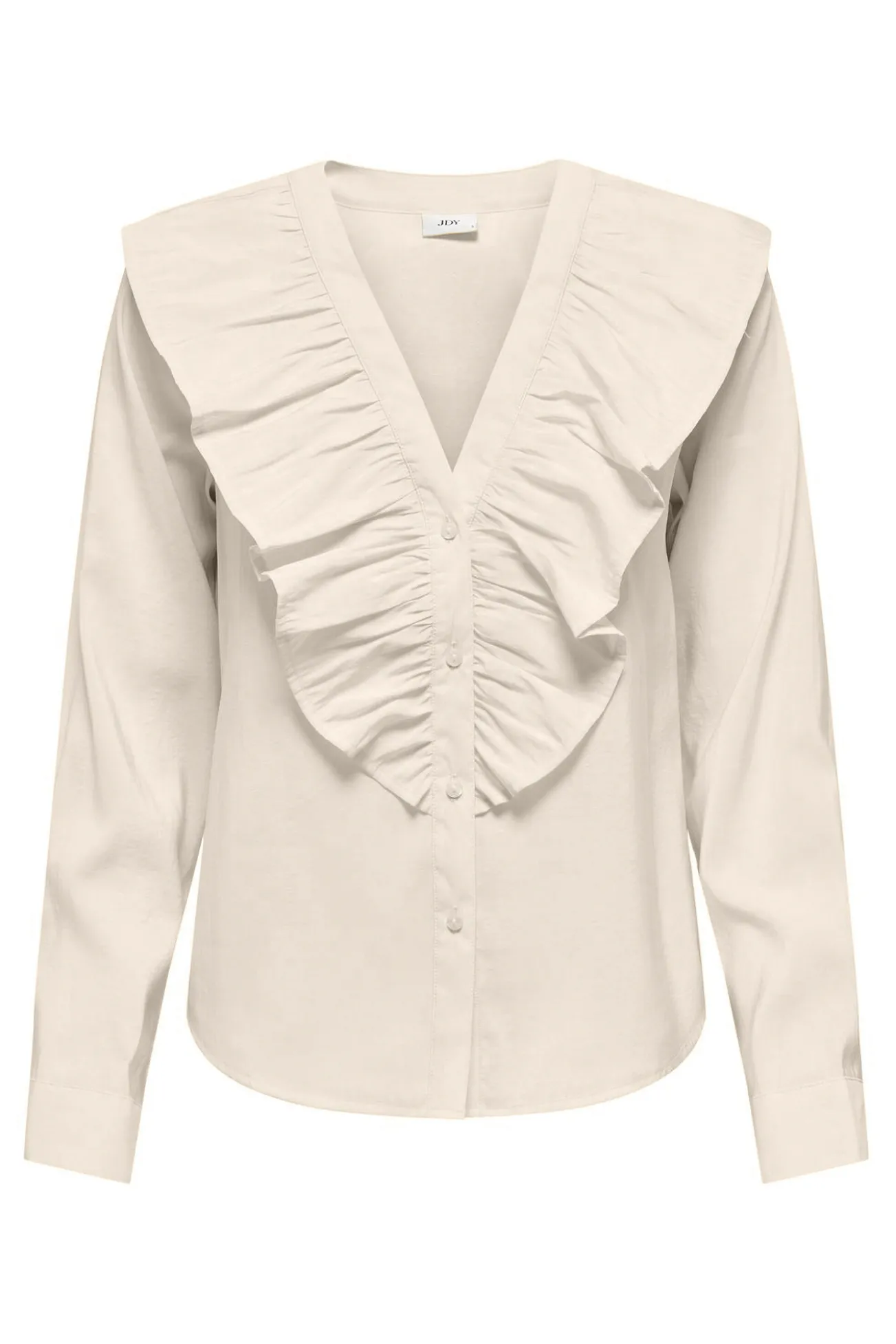 Camisa manga larga volante